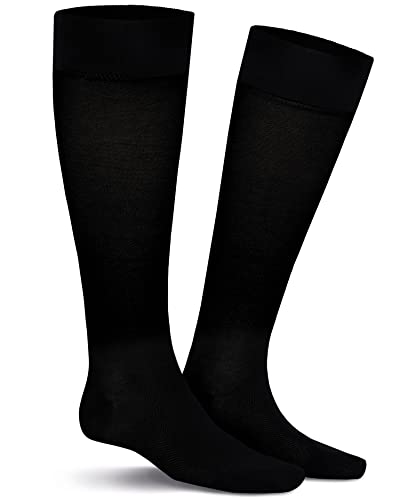 Kunert Fly & Care męskie wysokie skarpety, Czarny - Schwarz (Black 0070), 45-46 EU