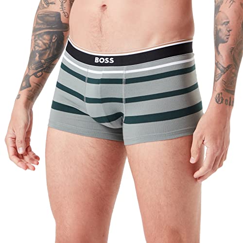 BOSS Męskie stringi w paski, Open Green344., S