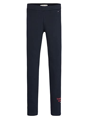 Tommy Hilfiger Dziewczęce Tommy graficzne legginsy, pustynne niebo, 86