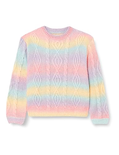 Wrangler Damski sweter z dzianiny, Różowy, chory, S