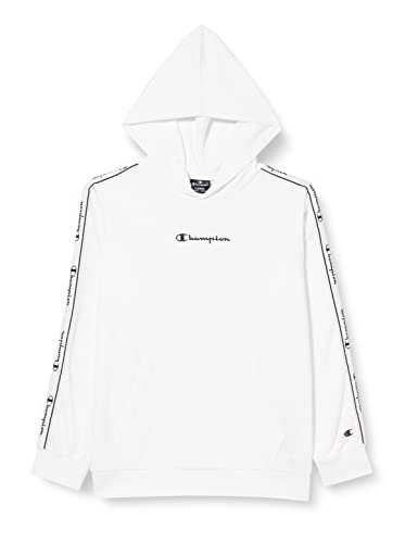 Champion Chłopięca bluza z kapturem American Tape, biały, 5-6 lat