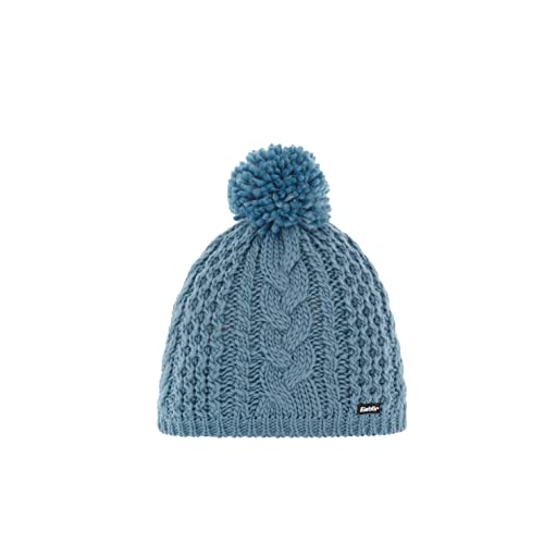 Eisbär Czapka damska Afra Pompon Mü, Steel Blue, jeden rozmiar