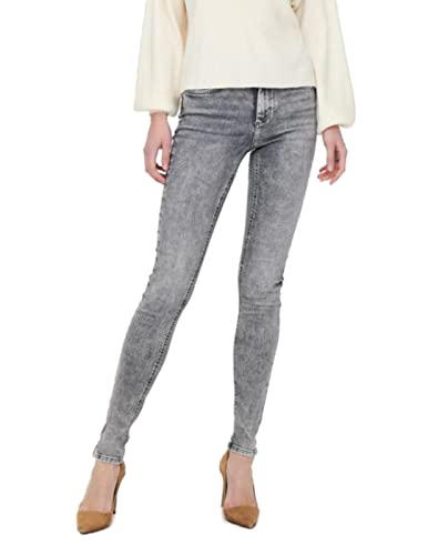 ONLY dżinsy damskie, Jasnoszary denim, XS