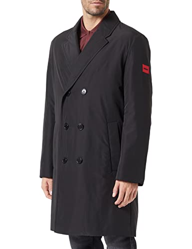 HUGO Płaszcz męski, czarny (Black1), 98