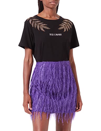Just Cavalli Koszulka damska, 900 czarny, S