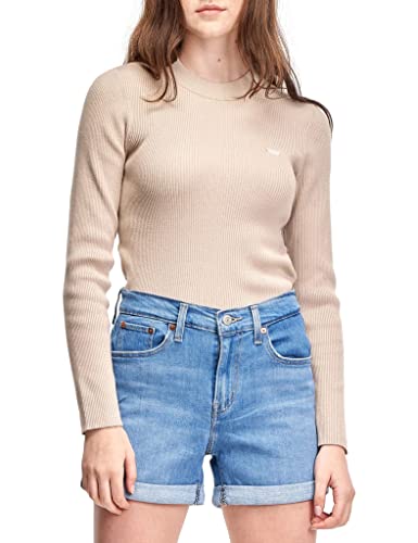 Levi's Bluza damska Crew Rib, Cement, XS