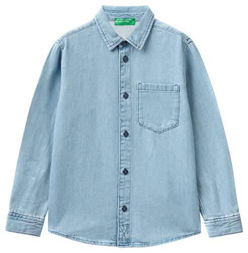 United Colors of Benetton Bluzka chłopięca, Blu Denim 901, XL