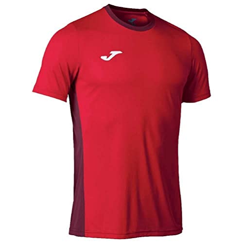 Joma Męski t-shirt z krótkim rękawem, czerwony, XXXXXXS