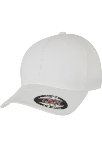 Flexfit Czapka uniseks Wooly Combed Waterrepellent White L/XL, biały, L-XL