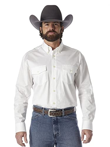 Wrangler Koszula męska, biały, 3X/Duży