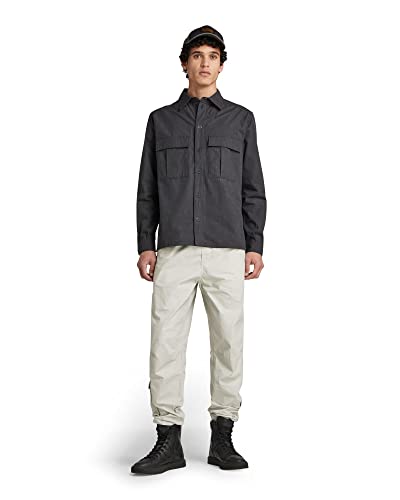 G-STAR RAW Męska kurtka polowa Utility Slim, Mehrfarbig (Dk Black Htr C903-7293), XS