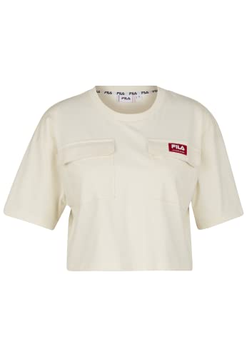 Fila Damska koszulka Tallinn Cropped Tee, Słodka kukurydza, M