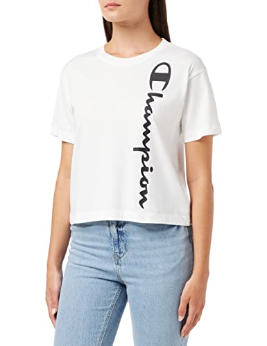 Champion American Classics Boxy T-Shirt damski, biały, XS