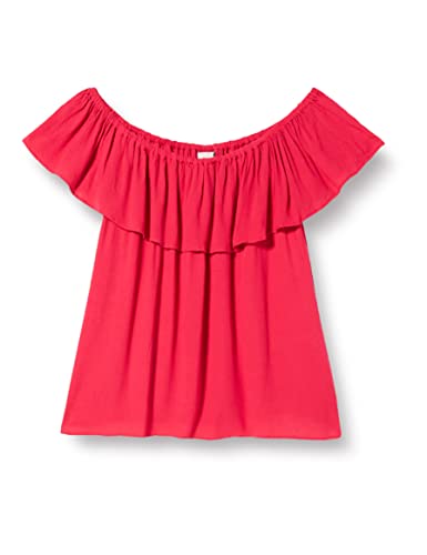 ICHI Damska bluzka IHMARRAKECH SO SS, 181741/Raspberry Wine, XXL, 181741/Raspberry Wine, XXL