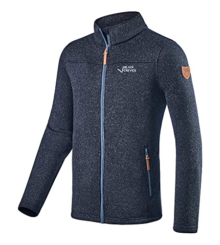 Black Crevice Męska kurtka polarowa, czarna, czarny, XL