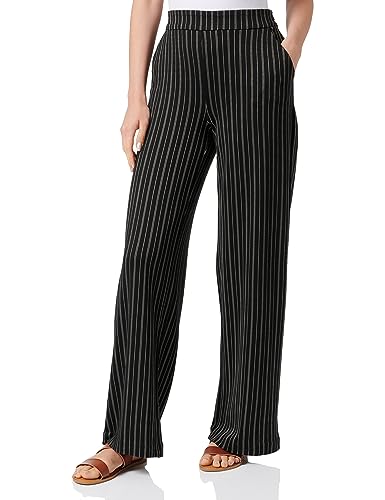 ICHI Damskie spodnie rekreacyjne IHRUTI Wide PA13, 194008/Black, L, 194008/Black, L