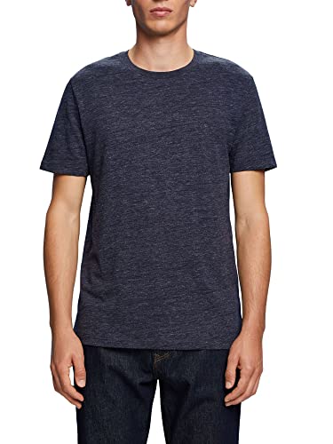 ESPRIT Męski T-shirt 053EE2K301, 404/NAVY 5, S, 404/Navy 5, S
