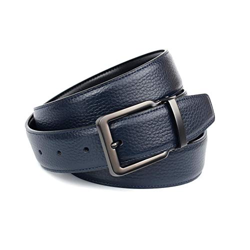 Anthoni Crown Pasek męski, niebieski (ciemnoniebieski 080), 105|#105|#677 (Producent rozmiar:105)