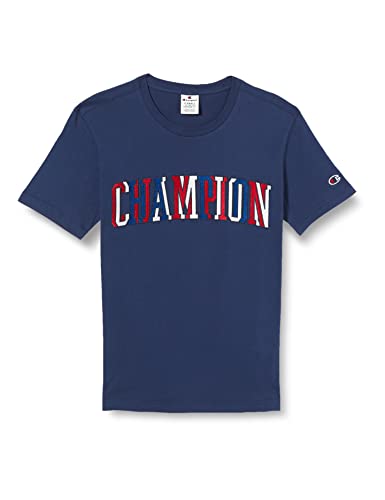 Champion Męski t-shirt Rochester 1919 Bookstore Crewneck S-s, granatowy (Nava), rozm. XL, granatowy (Nava), XS