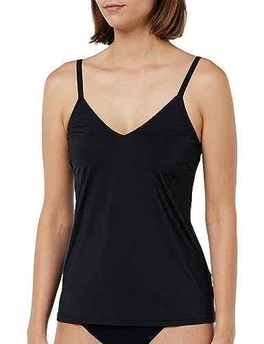 sloggi Happy Micro Spaghetti Top Black, czarny, L