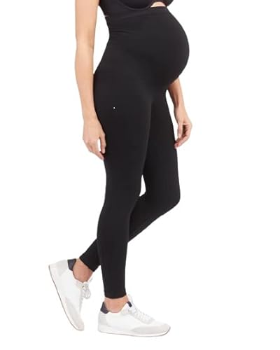 Spanx Spodnie Damskie Look At Me Now Mama Bezszwowe Legginsy, Very Black, S