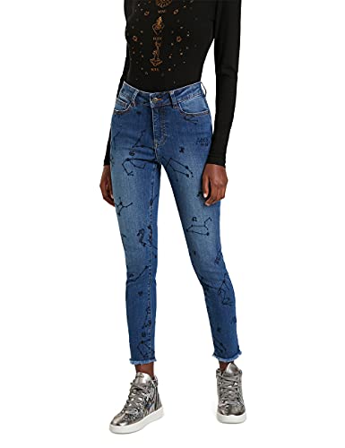 Desigual Dżinsy damskie Denim_austra, niebieski, 34 PL