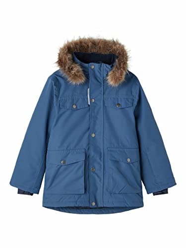 NAME IT Kurtka chłopięca, ciemny denim, 128