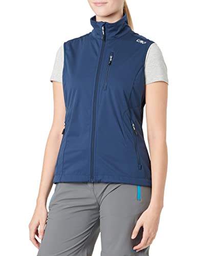 CMP Damska kamizelka softshell, wodoodporna, dla kobiet, 46, niebiesko-lodowa