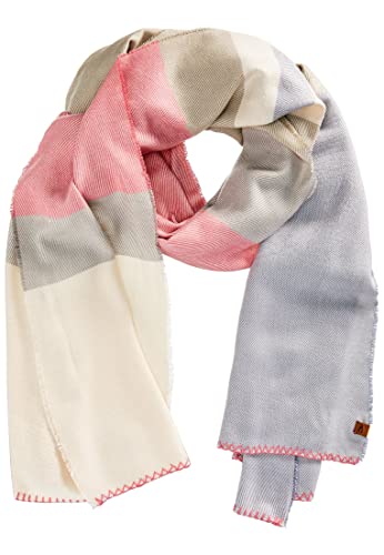 camel active Modny szal damski, granatowy (Berry), jeden rozmiar
