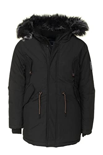 Teddy Smith P-Andrea Jr, Parka, antracyt, rozmiar 8, Charbon, 10 Lat