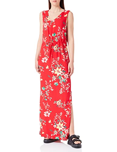 VERO MODA Sukienka damska VMEASY SL Tank Maxi Dress R1 WVN G TLL, Goji Berry/Aop:tika, M Wysoki
