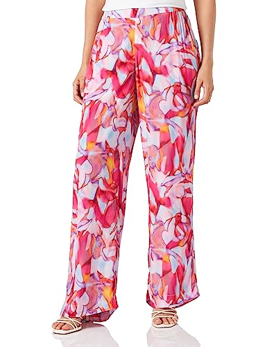 ICHI Damskie spodnie Ihpomona Pa Casualowe, 202030/Carmine Multi Color Aop, 38