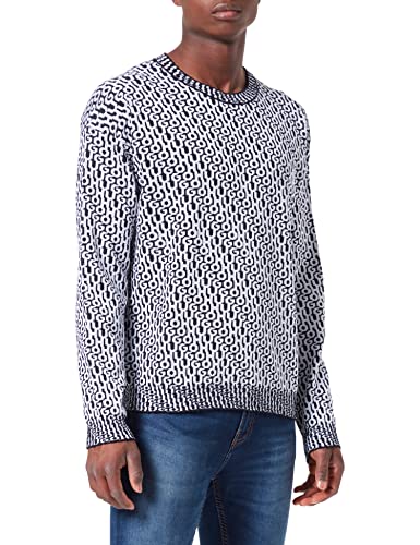 HUGO Sweter męski Sugor, White100, M