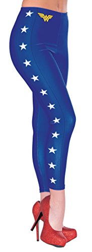 Rubie's DC Wonder Woman Legginsy dla kobiet, Wonder Woman., Jeden rozmiar, Wonder Woman, jeden rozmiar, Wonder woman, rozmiar uniwersalny