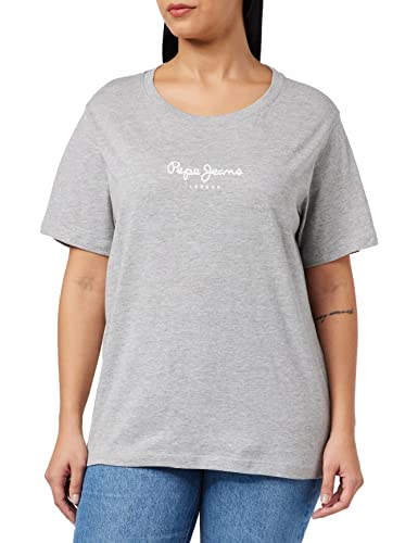 Pepe Jeans koszulka damska camila, 933 szary Marl, S