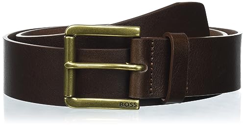 BOSS Pasek męski Apparel, Dark Brown202, 95