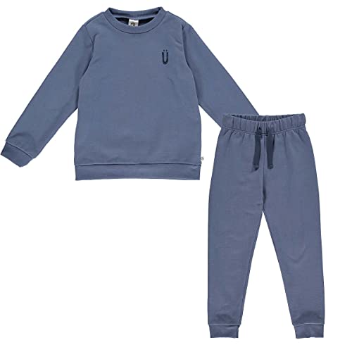 Müsli by Green Cotton Bluza chłopięca Cozy Sweat Set, indygo, 134