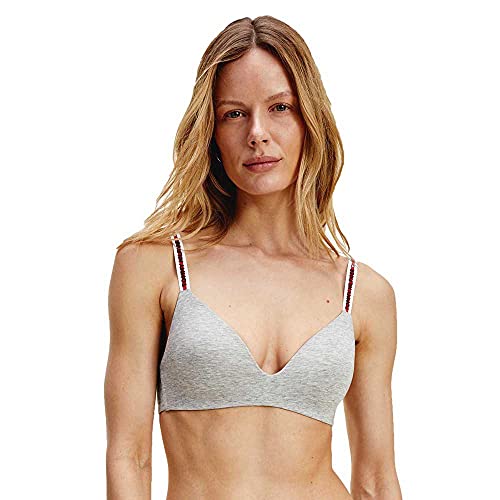 Tommy Hilfiger Biustonosz damski bez fiszbin, szary (Mid Grey Heather), 75C