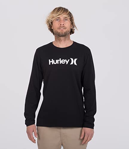Hurley Evd WSH OAO Ls Tee T-Shirt męski, czarny, S