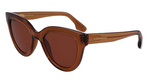 Victoria Beckham Unisex Vb649s okulary przeciwsłoneczne, 240 karmelowe, 52, 240 karmel, 52