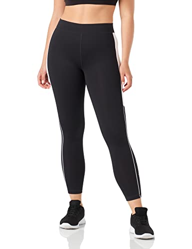 Champion Damskie legginsy C-tech-Crop, czarny/biały, L