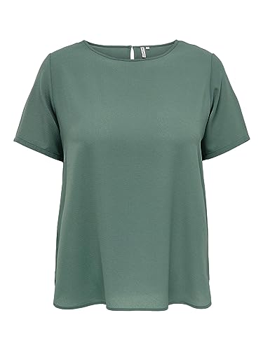ONLY CARMAKOMA Carvica Ss Top WVN Noos bluzka damska, Balsam Green, 54