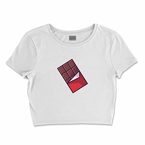 Bona Basics, Damski T-shirt basic, z nadrukiem cyfrowym, 100 bawełny, biały, swobodny, damski top, rozmiar: L, biały, L Krótki