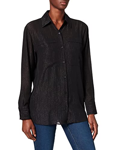 HUGO Damska bluzka Eleanne, czarny (Black1), 46 PL
