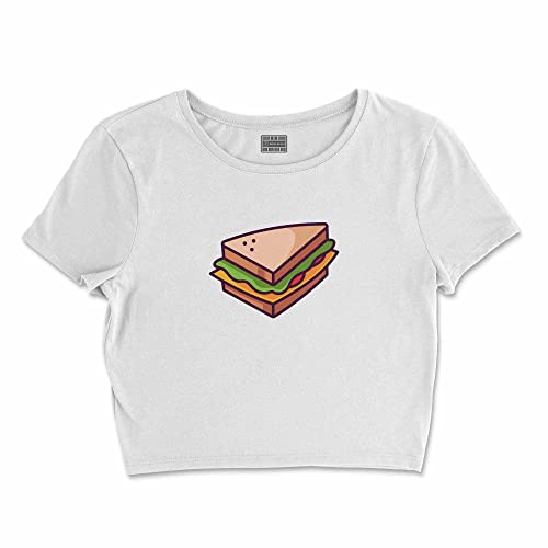 Bona Basics, Koszulka damska z nadrukiem cyfrowym,%100 bawełna, biała, casualowa, topy damskie, rozmiar: L, biały, L Krótki