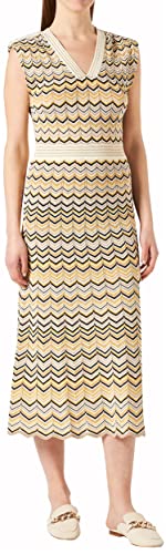 Morgan Sukienka damska/dzianina, jaune paille, L