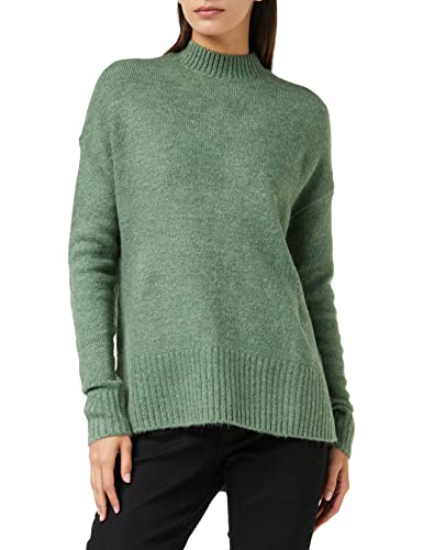 VERO MODA Damski sweter z dzianiny VMLEFILE Oversize Boxy Blouse GA NOOS, Laurel Wreath/Detail:w. Melange, XS