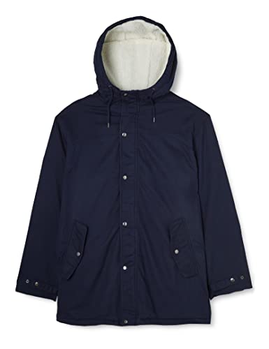 JACK&JONES PLUS Jjstate Parka Ps kurtka męska, granatowy blezer, 5XL