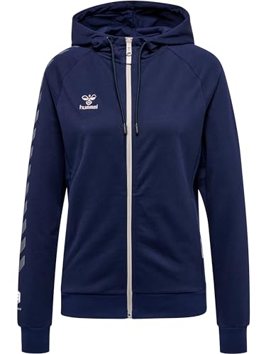 hummel Damska bluza z kapturem Hmlmove Grid Cot. Zip Hoodie Woman Hooded