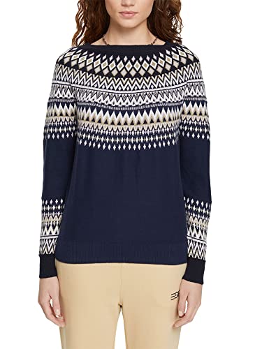 ESPRIT Damski sweter 092EE1I347, 403/NAVY 4, XS